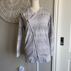 Lululemon - Mula Bundle Wrap, Righteous Stripe, Silver Spoon, Full Zip Up‌‌